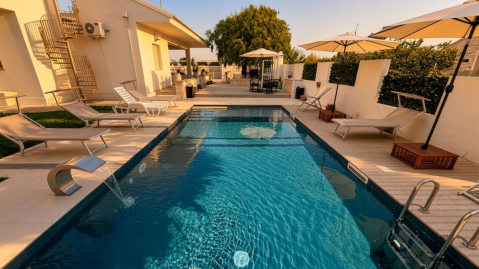 Focallo belt courtyard and private pool